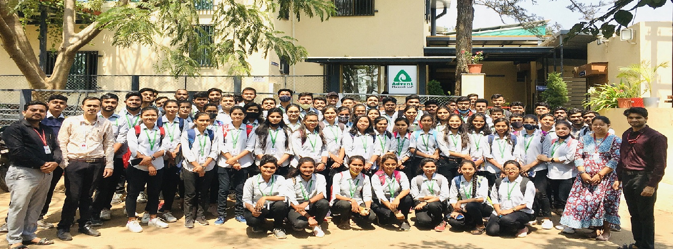 Third Year Students of B. Tech. Biotechnology visited Advent Plantech LLP (Tissue Culture Lab) at Adgaon, Nashik
