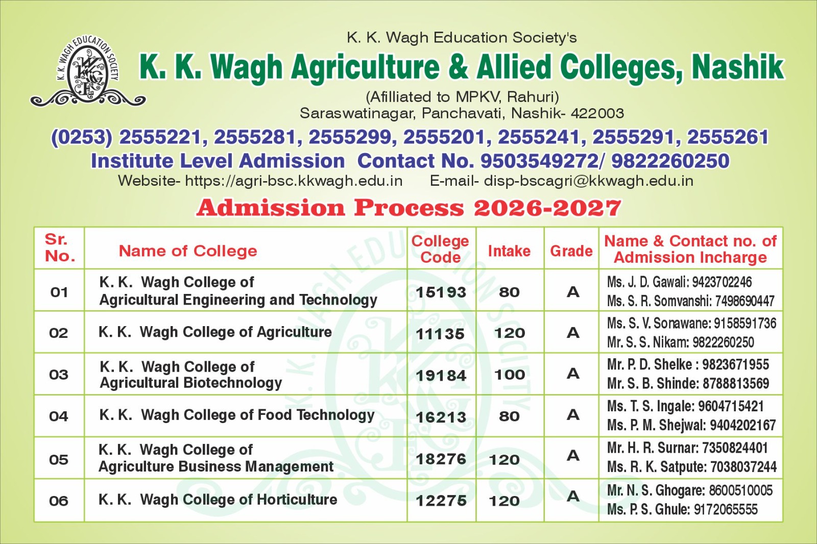 Admission 2026-27
