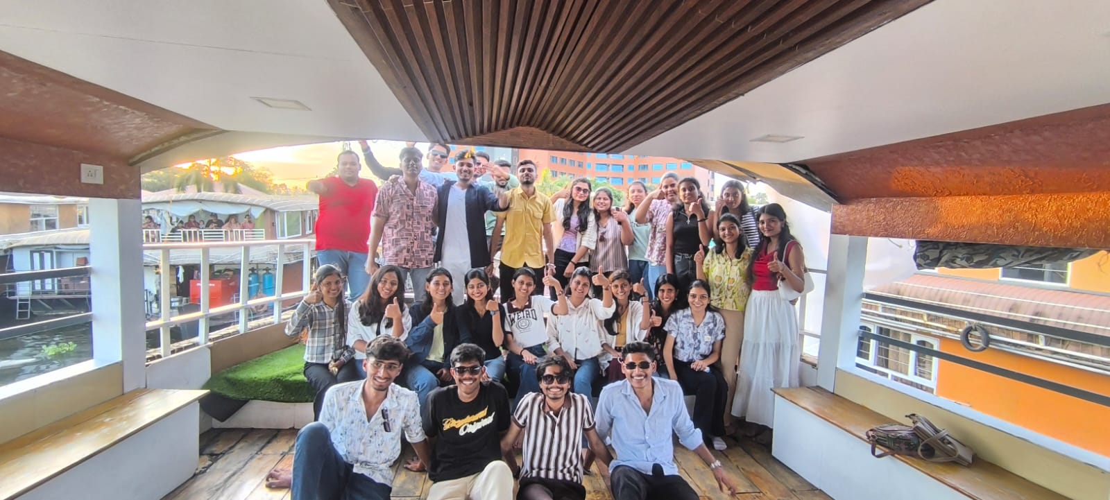 K.K. Wagh College of Agril. Biotrech College Nashik arranged V Sem. Educational Tour at Keral 11 Oct 25 @Alleppy, Keral